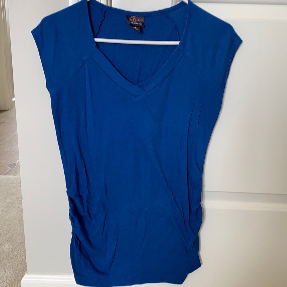 Blue V-Neck Tee
